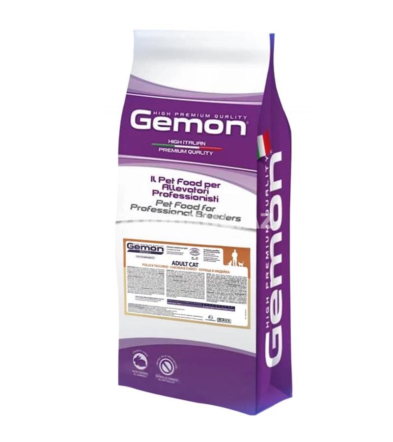 Сухой корм  GEMON CAT Adult Complete курица с индейкой