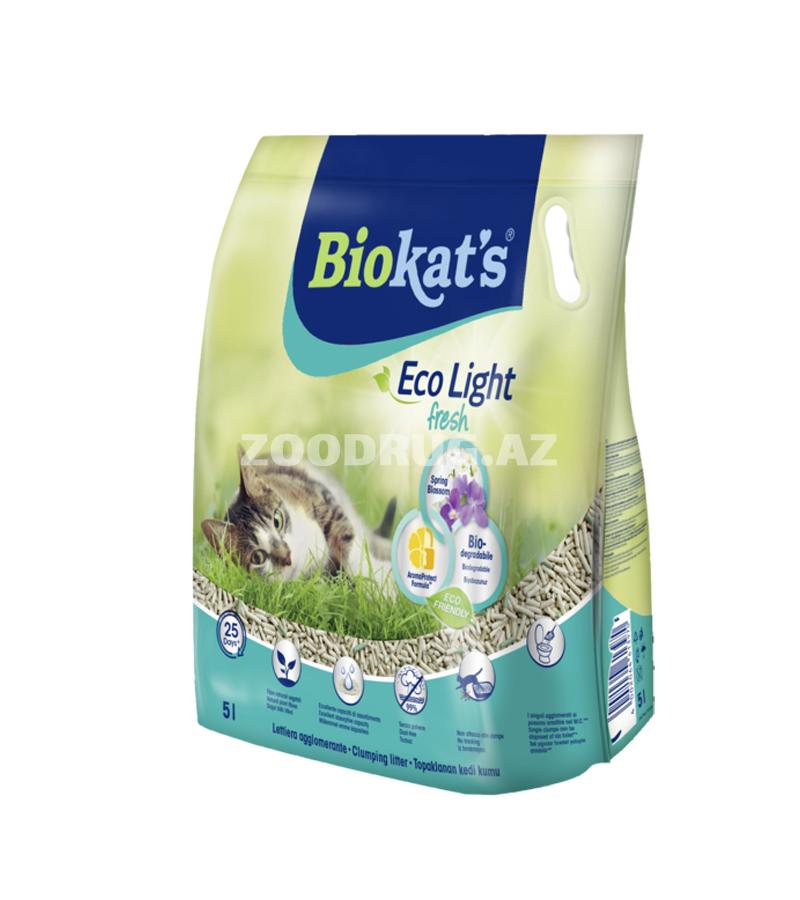 Наполнитель для кошачьего туалета Biokat's Eco Light Fresh Spring Blossom Tofu комкующийся наполнитель для кошачьего туалета с ароматом весны