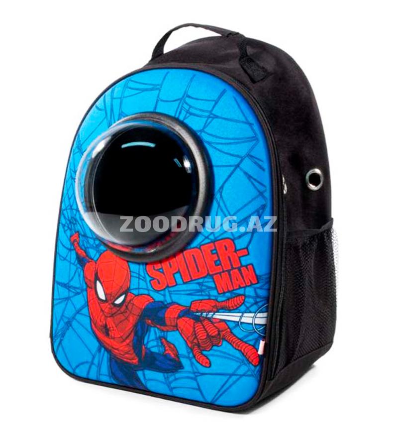 Сумка рюкзак Triol Marvel Человек Паук для собак и кошек. Размер: 45х32х23 см.