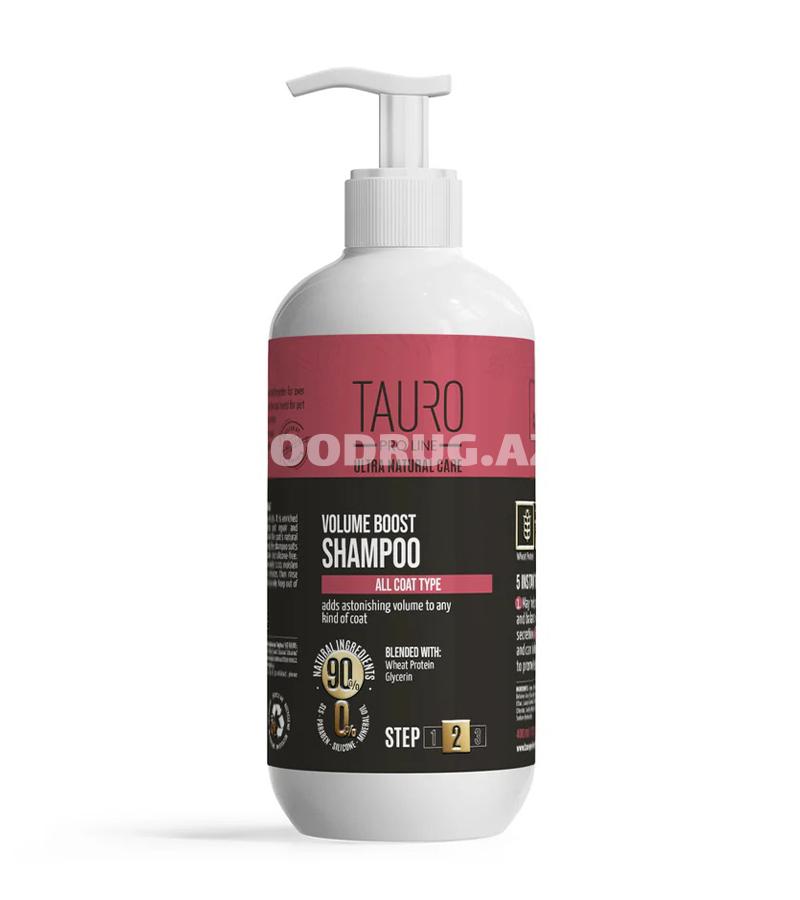Tauro Pro Line Ultra Natural Care Volume Boost Shampoo – шампунь для придания объёма шерсти 400мл