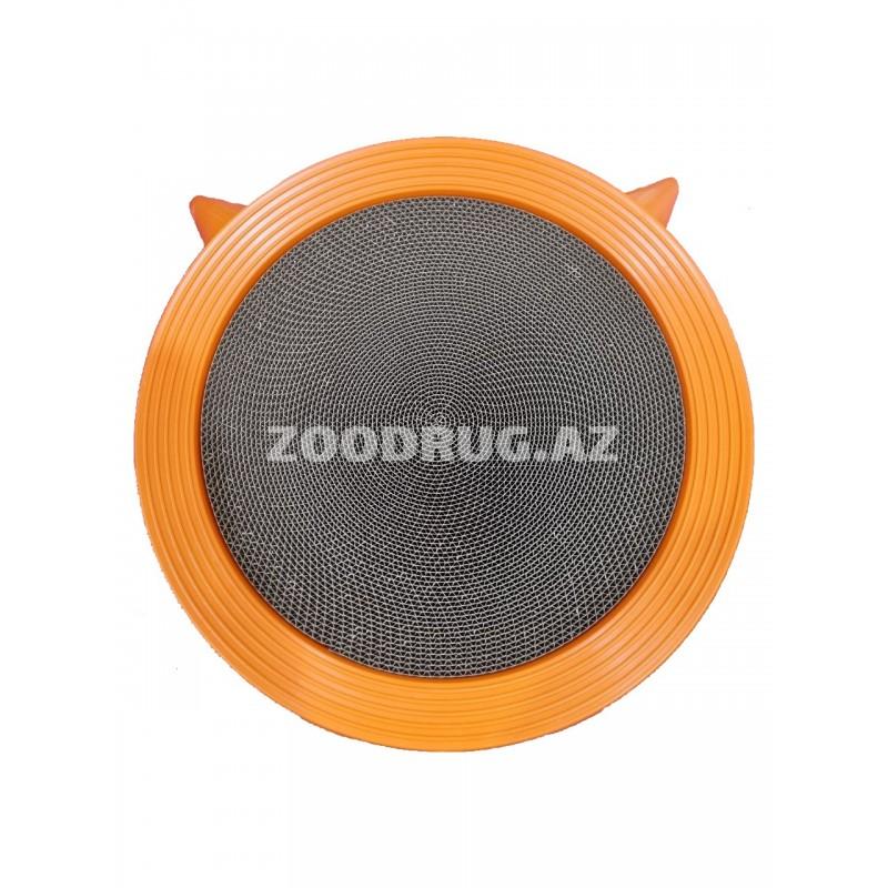 Когтеточка картонная Nunbell #267 для кошек . Размер: 40×40×8 см.