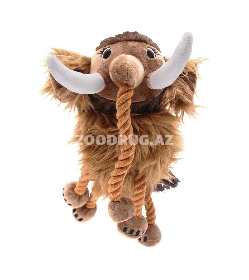 Nunbell 0176 mamont oyuncağı — aktiv oyunlar, çeynəmə və dartışma üçün nəzərdə tutulmuş yumşaq, həcimli və çox əyləncəli it oyuncağıdır.