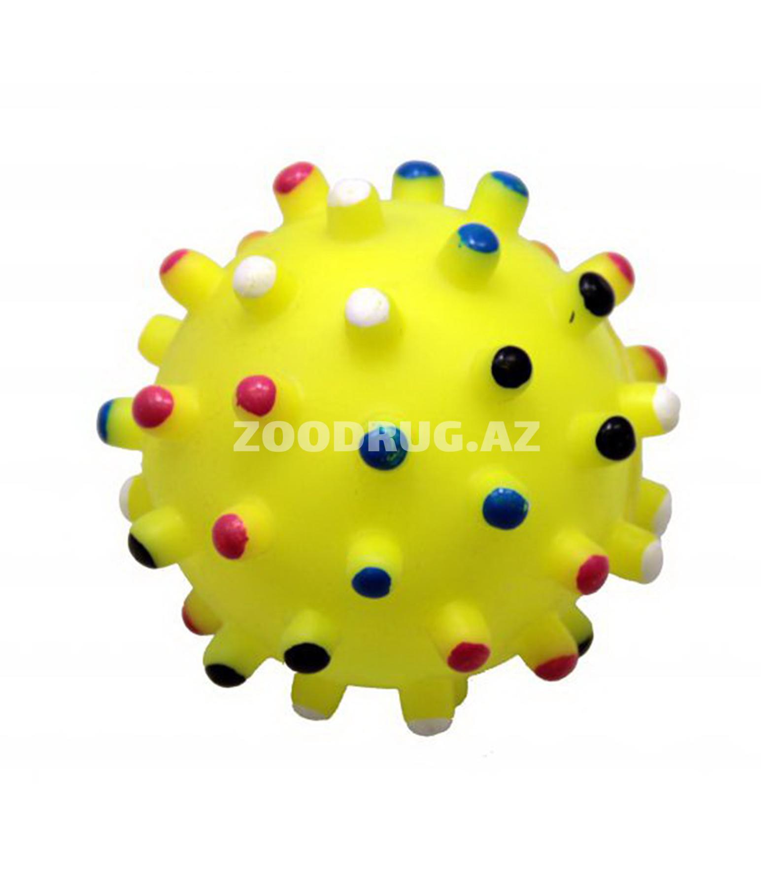 Игрушка Nunbell #0108 S Pet Latex Toys “Шипованный мяч” для собак.