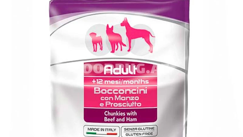Zoodrug - Влажный корм Gemon Adult Chunkies with Beef and Ham для собак ...