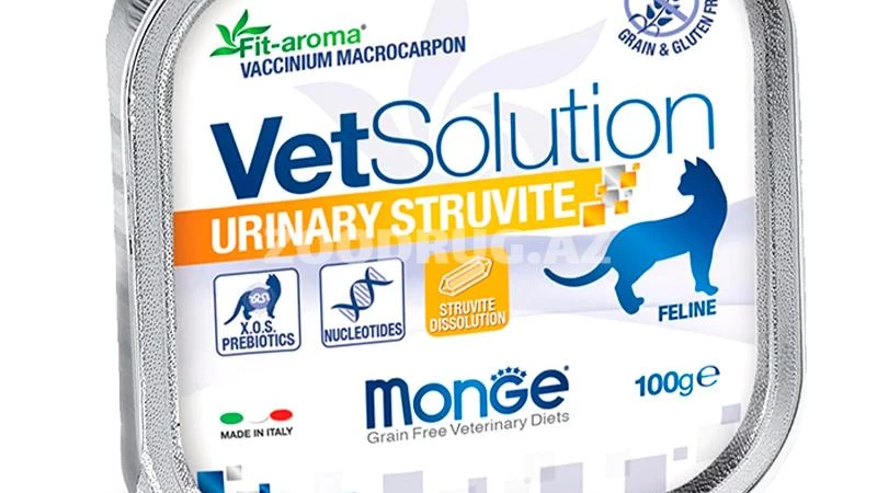 Zoodrug - Влажный диетический корм Monge Vetsolution Urinary Struvite ...